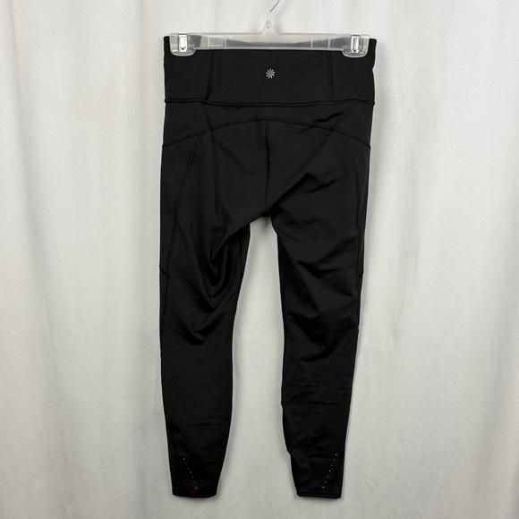 Athleta Rainier High Compression Brushed Interior High Rise Legging - Black - Sm - Picture 10 of 11